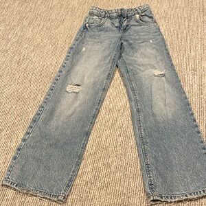 Zara girls wide leg jeans!